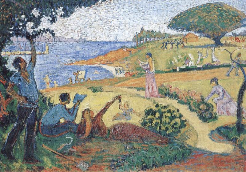 sketch for, Paul Signac